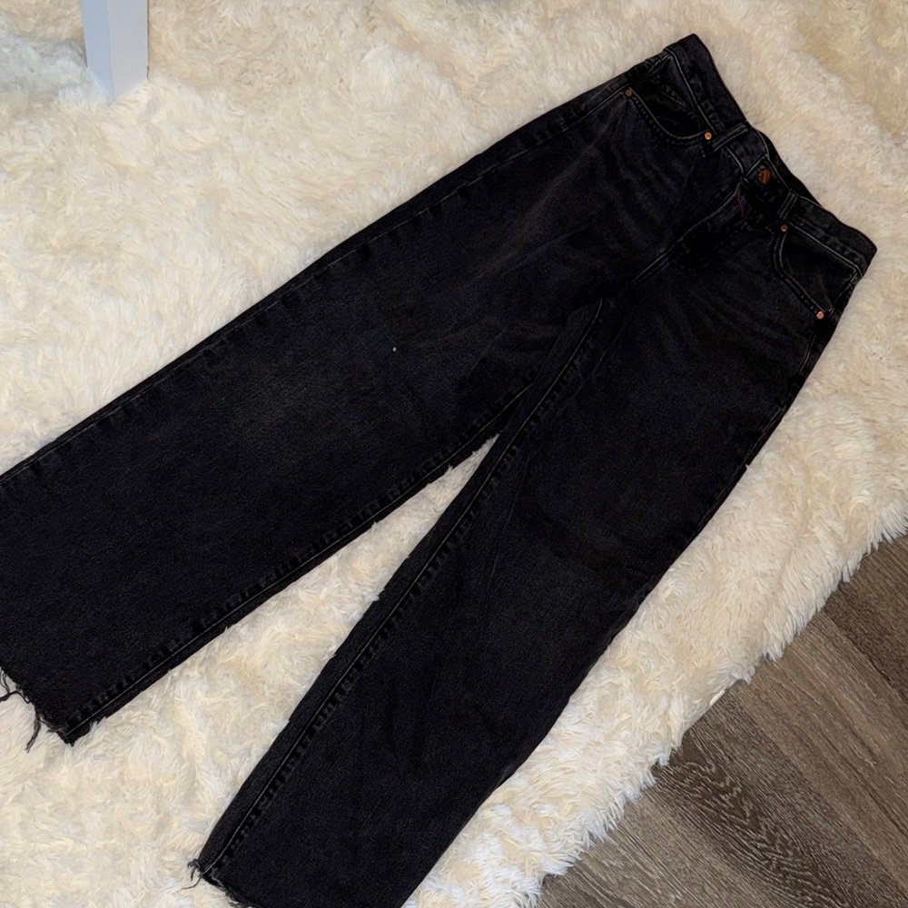 Express Women's Black Flare Jeans